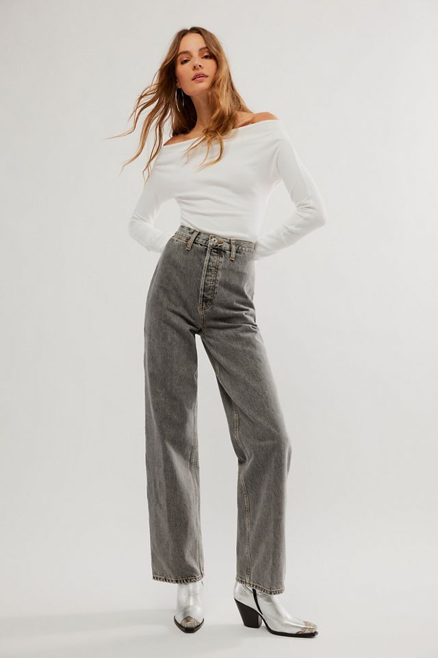 RE/DONE Western Loose Jeans | Free People UK