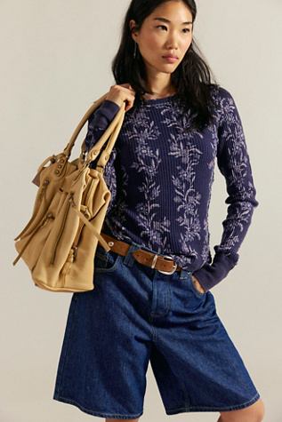 We The Free Pretty Little Thermal at Free People in Blue, Size: XS
