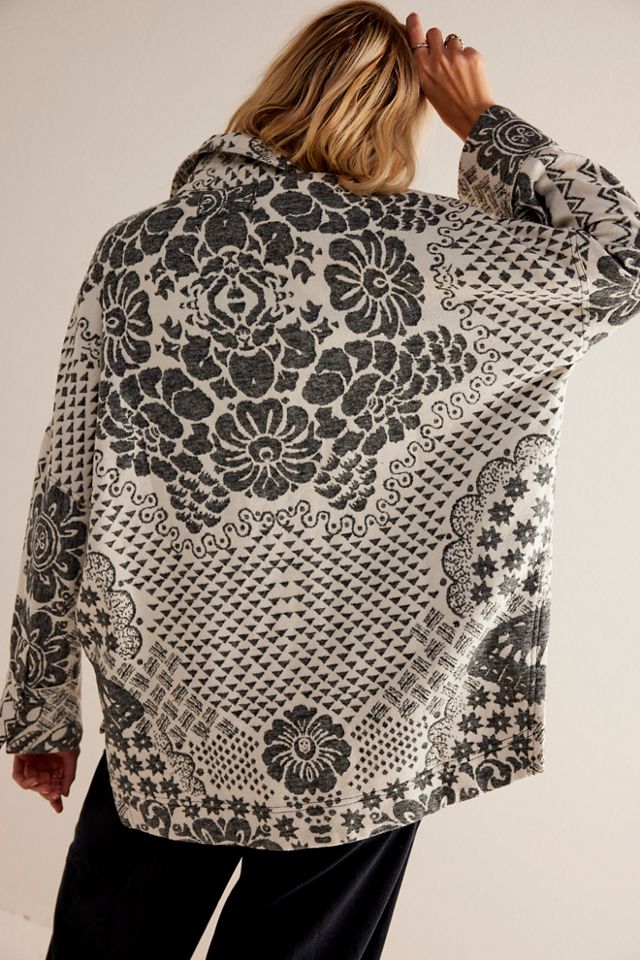 We The Free Butterfly Jacquard Shirt #1
