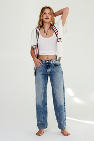 We The Free Risk Taker High-Rise Jeans at Free People in Mantra, Size: 29