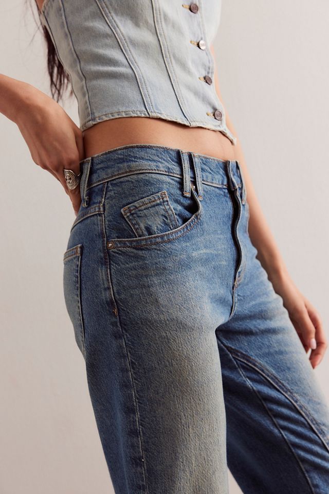 Free People ★ We The Free Risk Taker High-Rise Jeans 