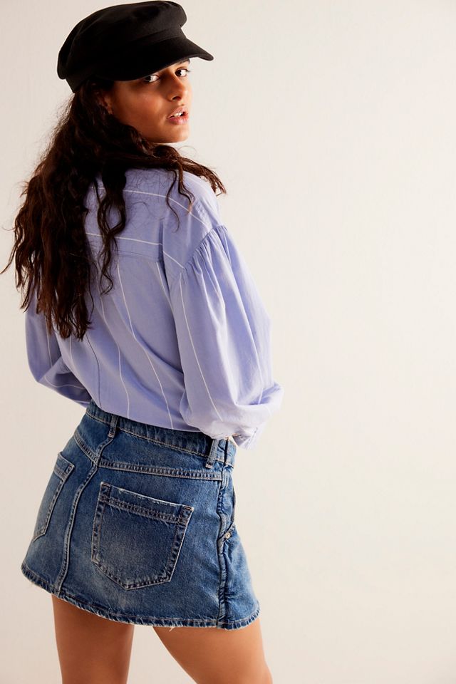 【 Free People 】 デニム スコート We The Free Emmy Denim Skort | Free People