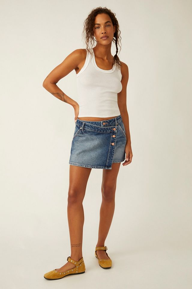 Jupe en Denim Wynne We The Free #4