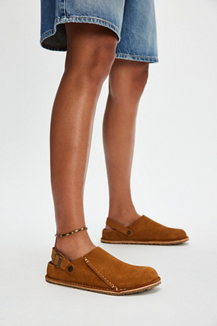 Birkenstock Lutry 365 Clogs at Free People in Brown, Size: EU 40