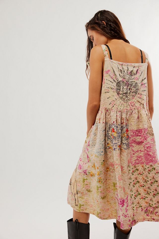 Robe moulante patchwork Magnolia Pearl #1