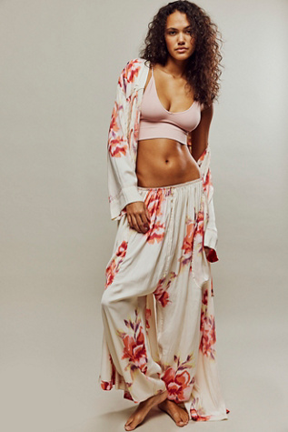 Bright Blooms Crop Harem Pants product page