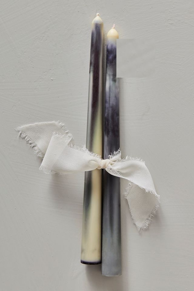 Marble Candle Taper Set #1
