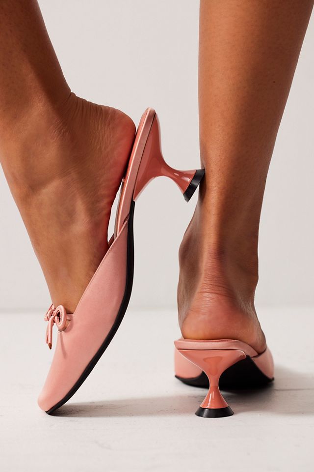 Pink ballet online heels