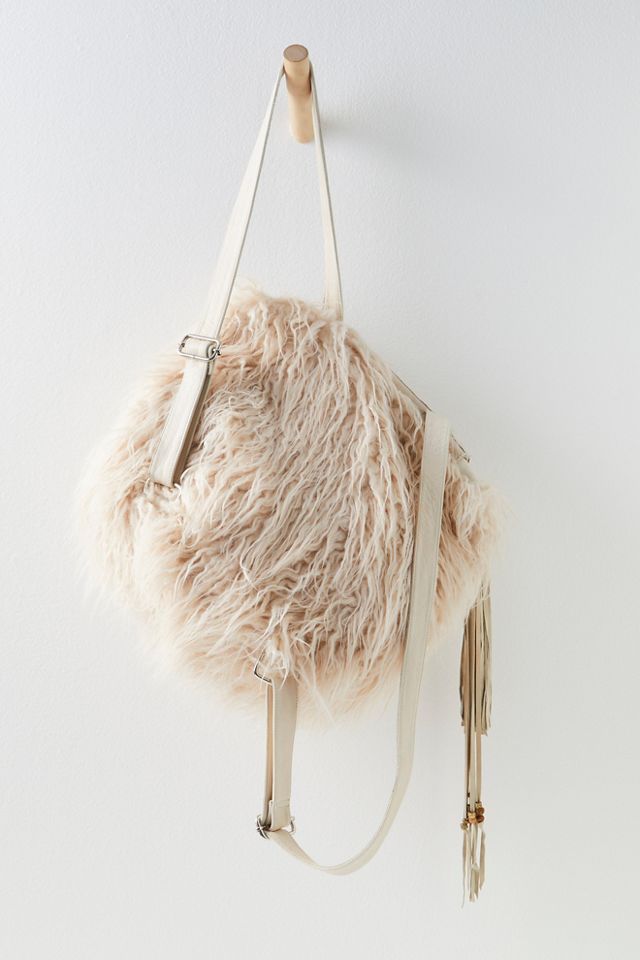 Freya Faux Fur Backpack #3