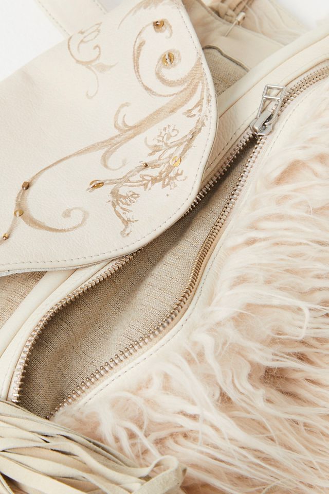 Freya Faux Fur Backpack #4