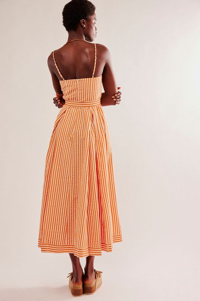 Robe midi froncée Shona Joy Hele à empiècements #1