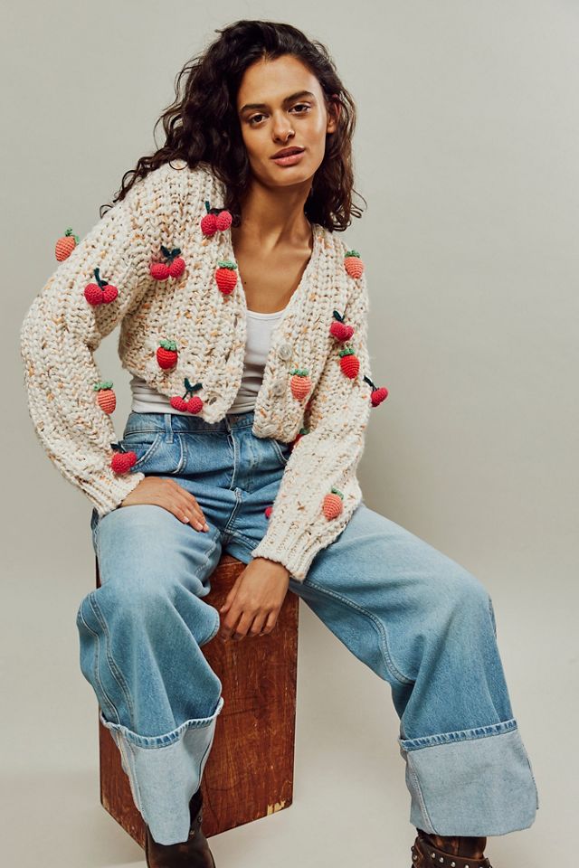 Strawberry Fields Cardigan #3