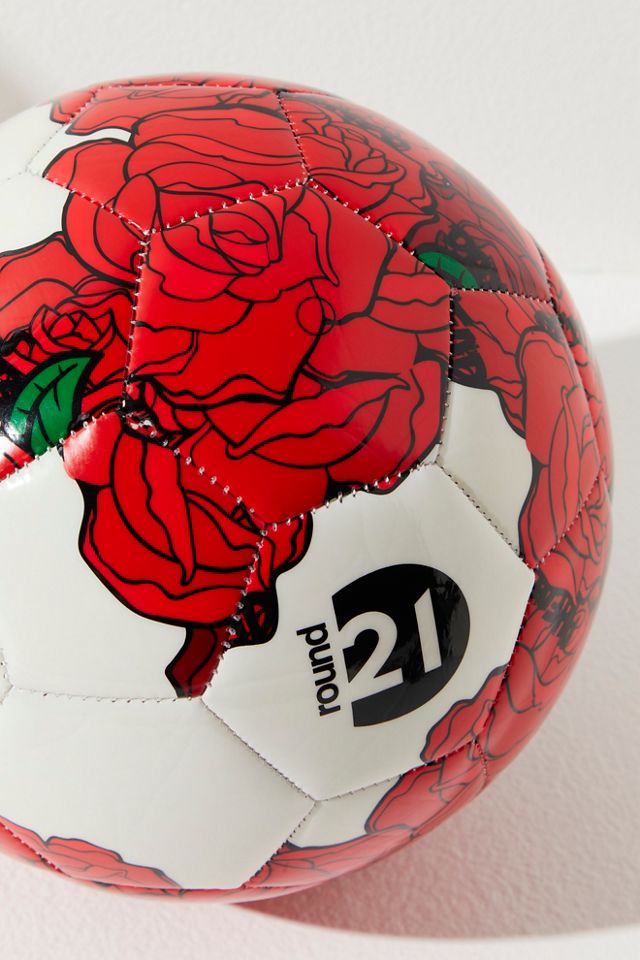 round21 Roses Soccer Ball #1