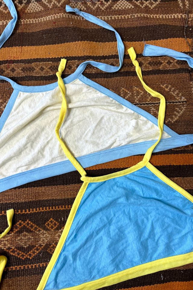 Deadstock 1970s Cotton Halter Top Selected by Grievous Angel Vintage #2