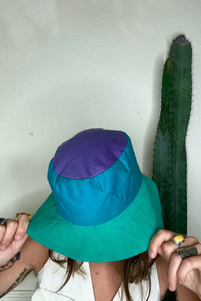 Vintage Color Block Bucket Hat Selected by Grievous Angel Vintage #1