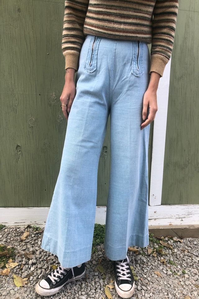 70s wide leg pants best sale