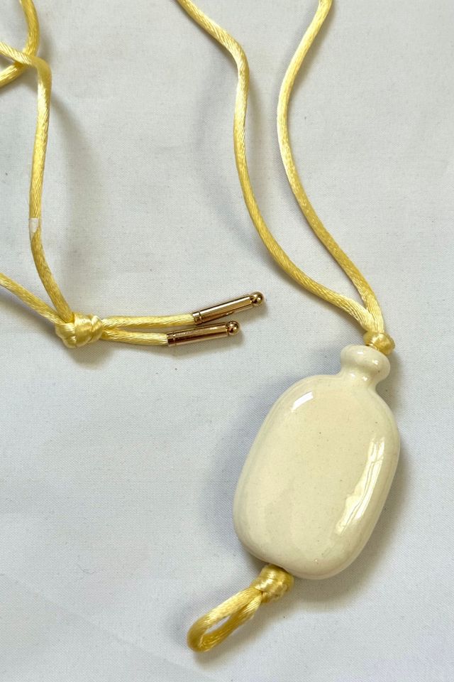 1960s Ceramic Butterfly Pendent Necklace Selected by Cherry #2