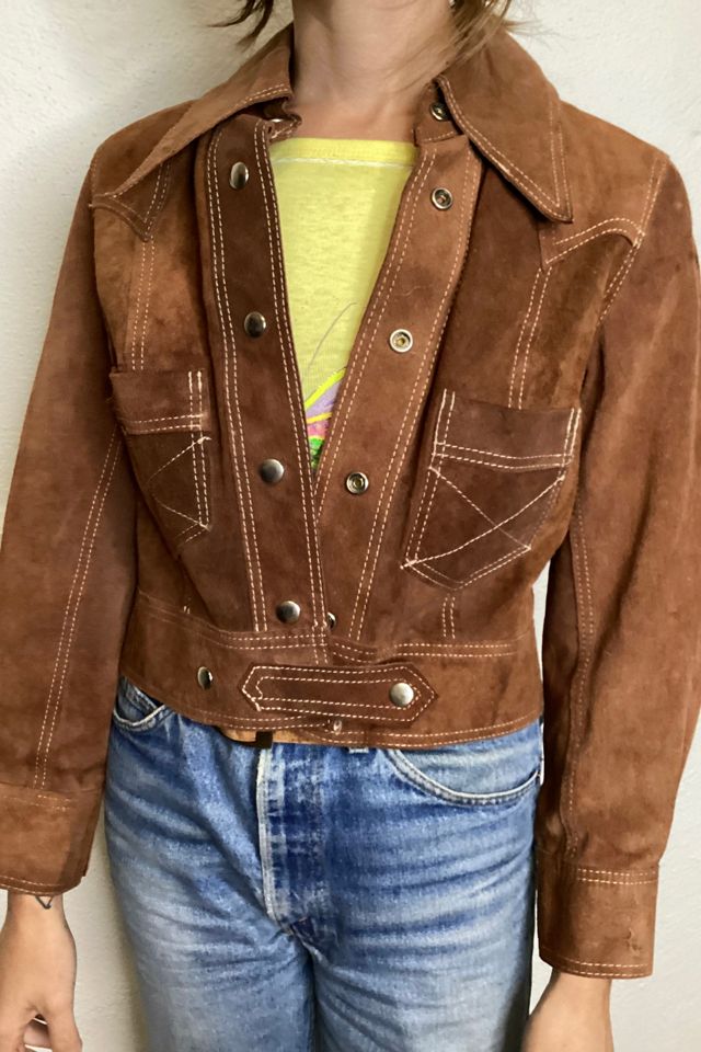 1970s Western Leather & Suede Reversible Jacket Selected by Cherry