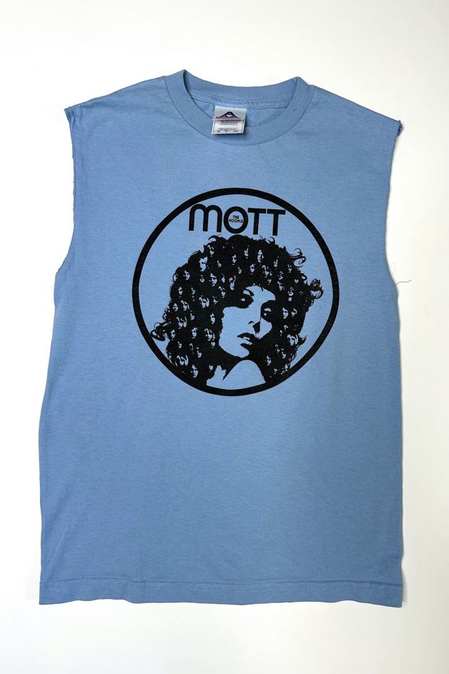 Y2K Sleeveless Mott the People Hoople Selected by Cherry Tee Free 