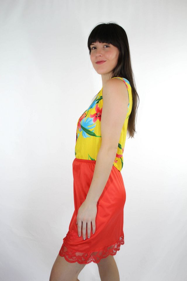 Vintage Wild Honey Hawaiian Floral Cropped Tank Selected By Moons + Junes Vintage #3