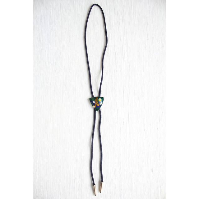 Vintage Western Art Rhinestone Bolo Tie Selected By Moons + Junes Vintage #2