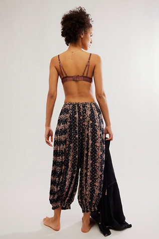 After Hours Sleep Trousers by Intimately at Free People in Black Combo, Size: XS