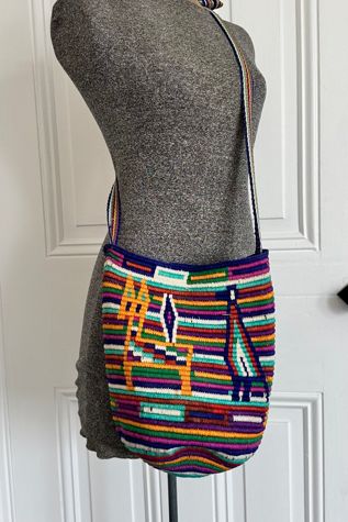 Colorful Woven Bucket Bag Selected by KA.TL.AK