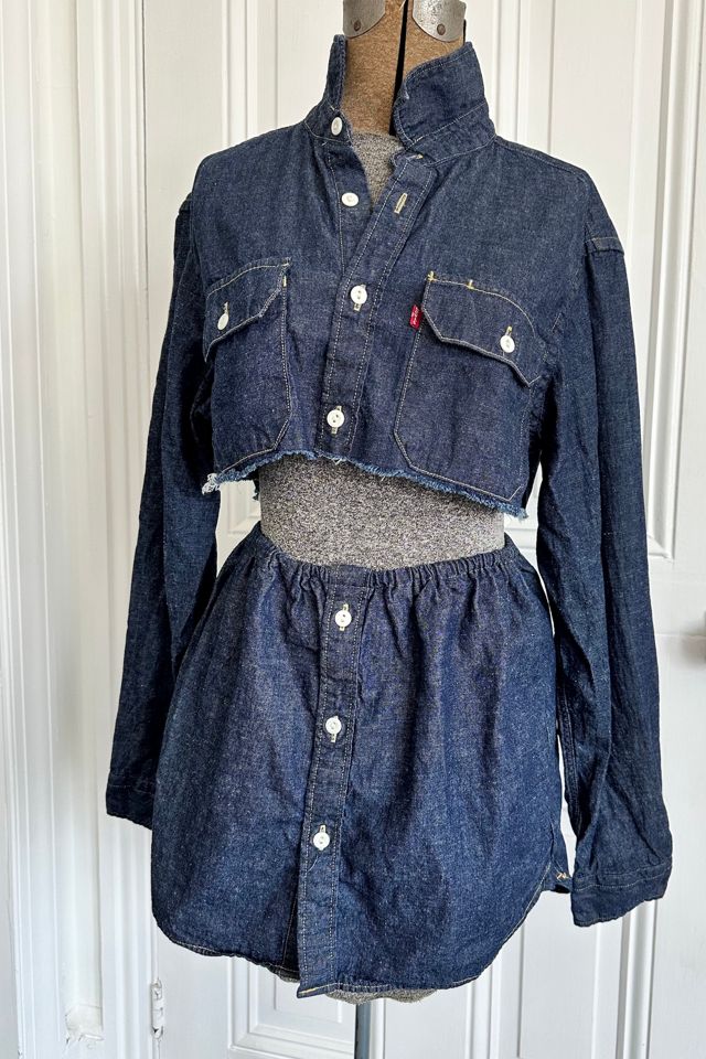 Denim on sale ka shirt