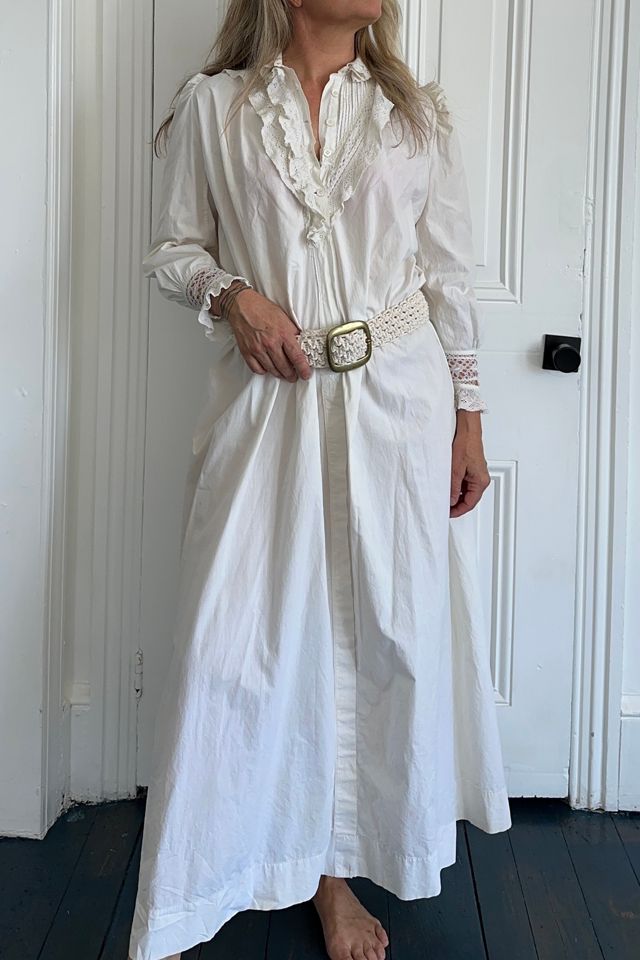 Vintage white maxi outlet dress