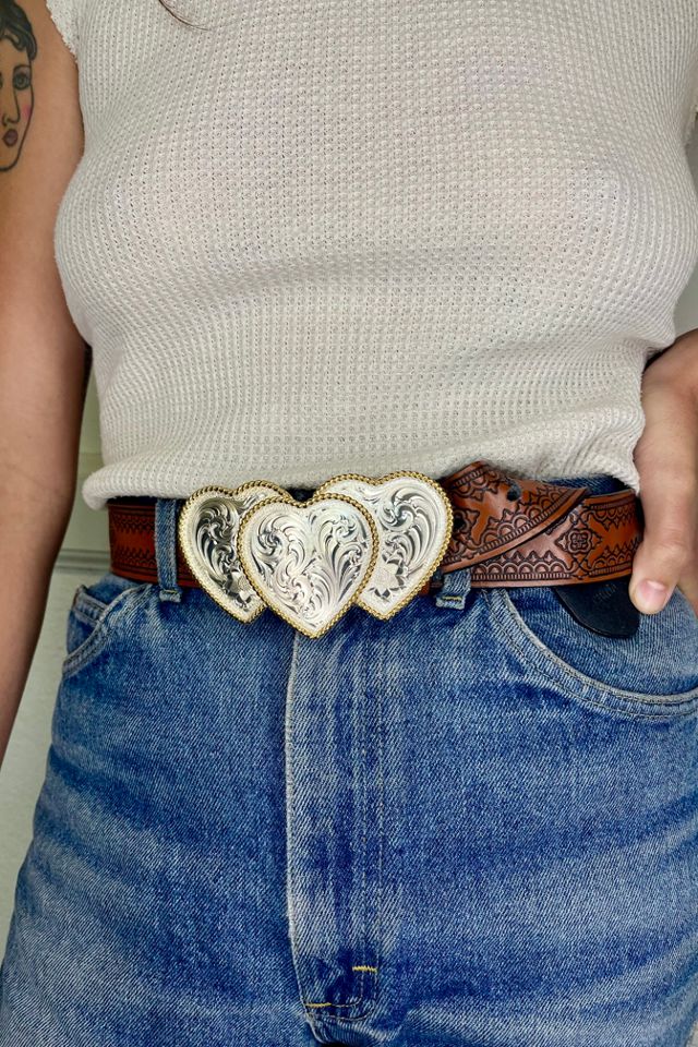 Heart Buckle Belt Selected by Wax Plant | Free People