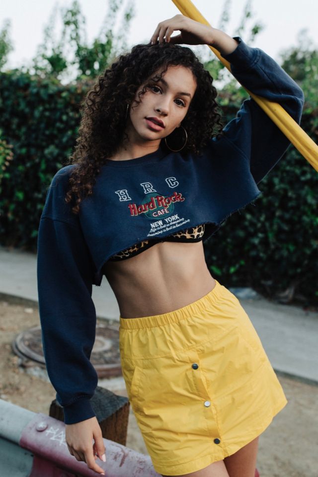 Vintage cropped outlet sweatshirt