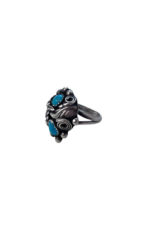 Vintage Turquoise And Silver Ring Selected By Ankh By Racquel Vintage #2