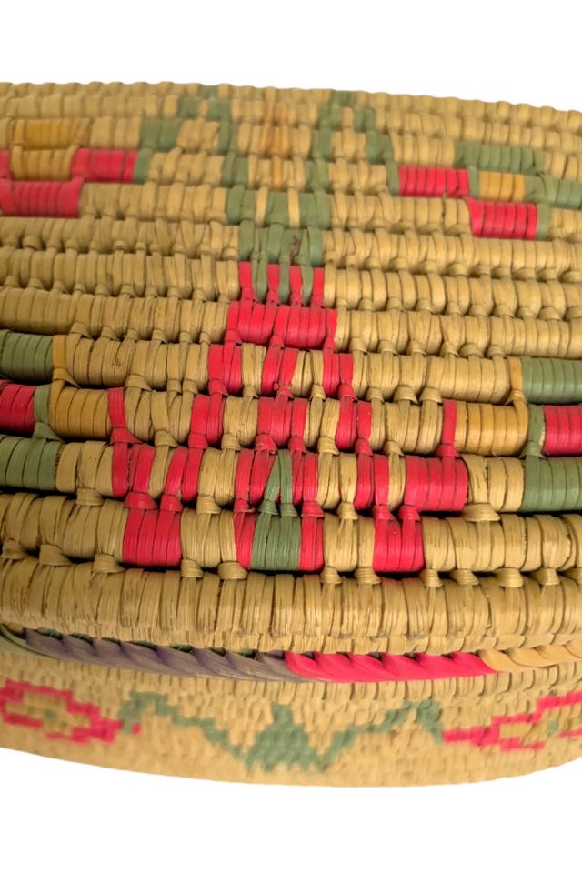 Vintage Woven Basket Tassel Box Purse Selected by SharpLilTeeth #3