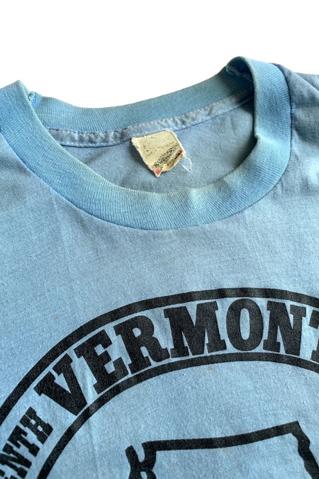 Vintage 1980s Distressed Vermont T-Shirt Selected by SharpLilTeeth #2