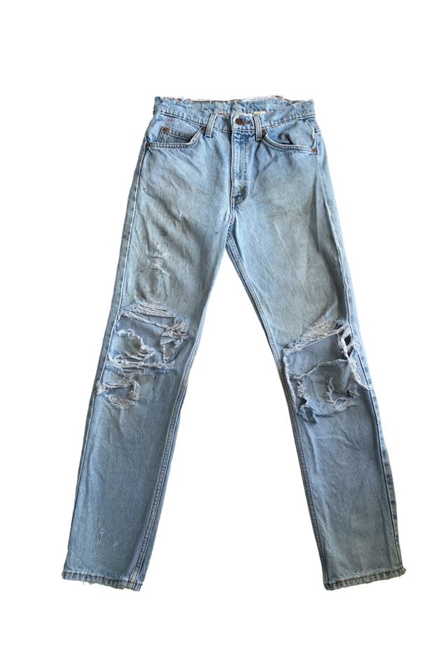 Vintage 70's Distressed Jeans, Sweet Vintage 70's Jeans from Spool 72.