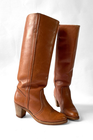 Vintage 70s Stacked Heel Dexter Boots Selected By MARMALADE Free People   86576121 020 M