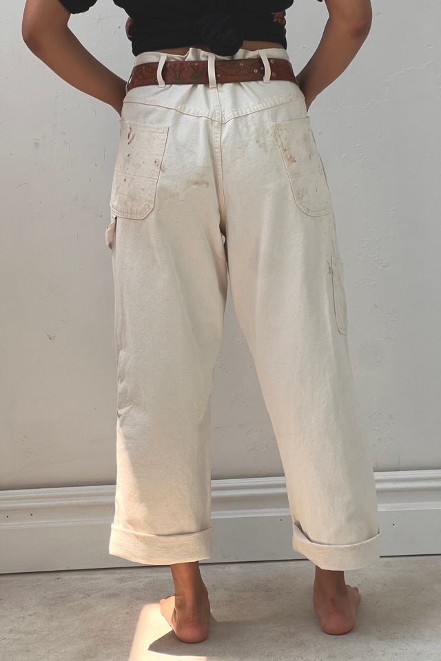 Vintage Crème Painter Pants Selected by Anna Corinna