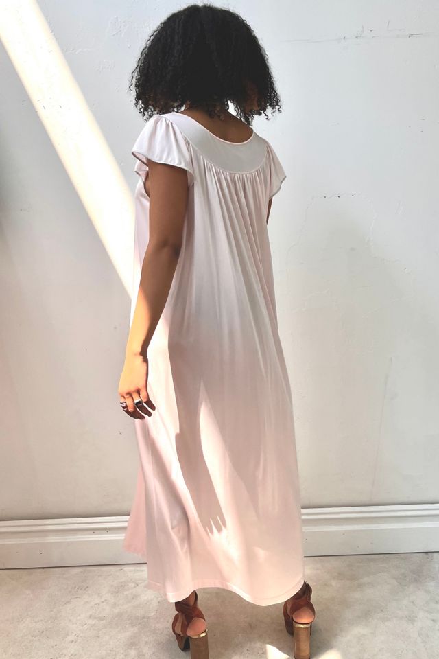 Vintage Silky Blush Maxi Nightie Selected by Anna Corinna #1
