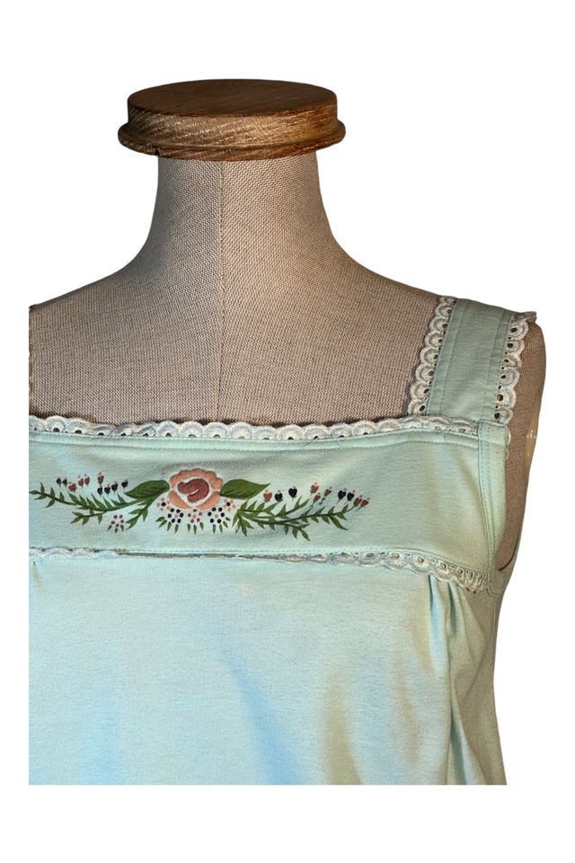 Well Worn Art Vintage 1970s Embroidered Tank Top