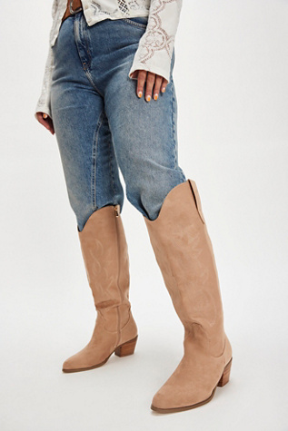 Homestead Wide Calf Boots by Billini at Free People in White, Size: US 10