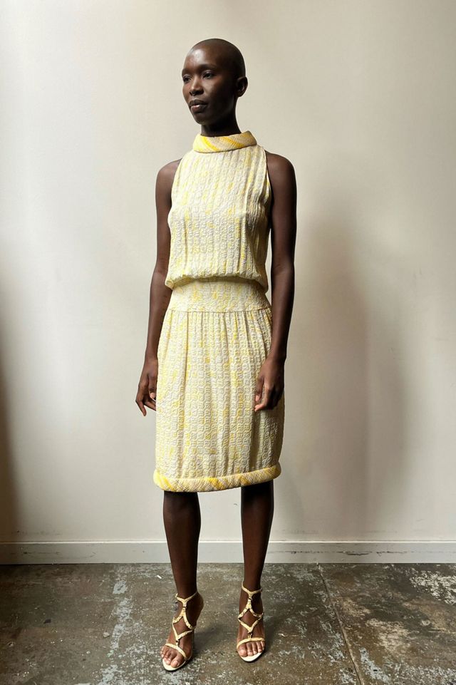 Karl lagerfeld hotsell yellow dress