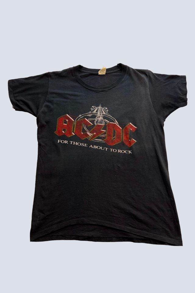 Vintage AC DC Rock T-Shirt Selected by Goodbye Heart | Free People