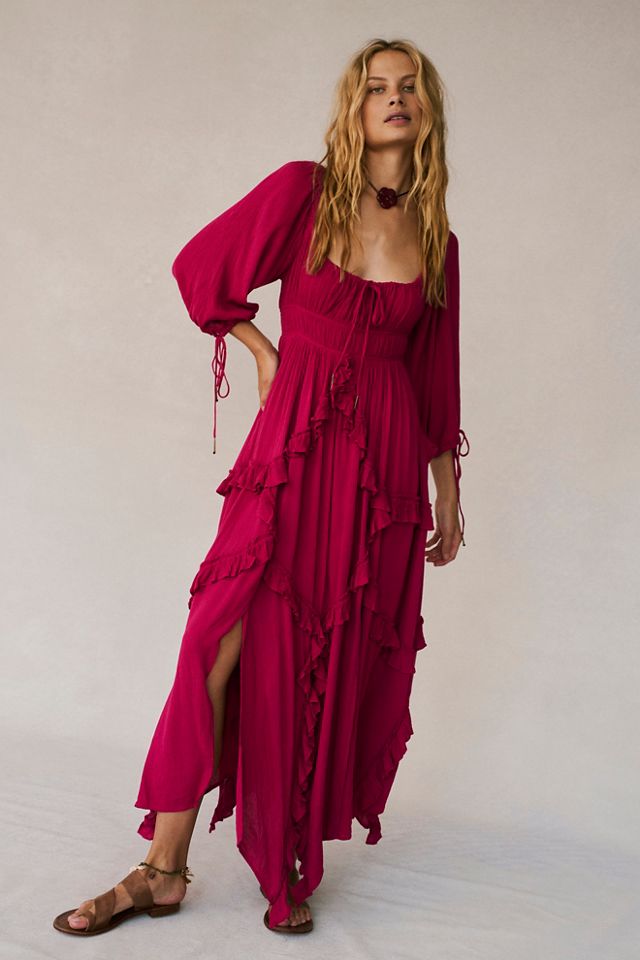 Free people golden dreams hot sale maxi