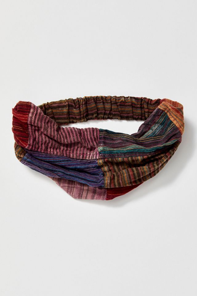 Culture Shop Patchwork Soft Headband | Free People display picture 3