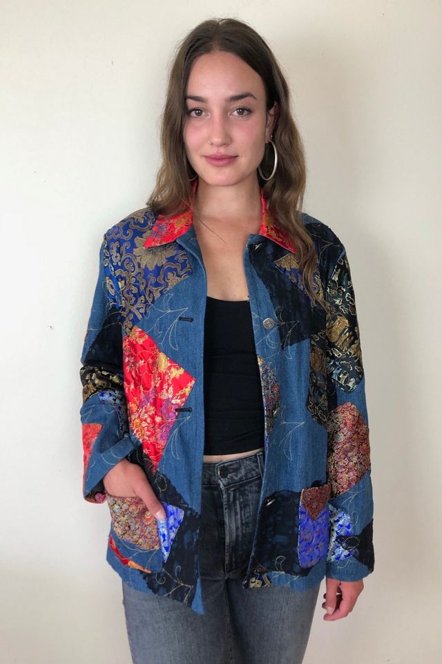 Floral Jacquard Denim Jacket - Chico's