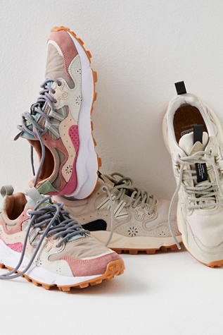 Ryn Sneakers by Flower Mountain at Free People in Tan, Size: EU 38