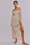 green check maxi dress Hunter Green Multi Tie Maxi Dress With Slit