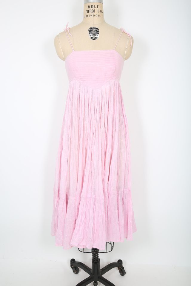 Fashion pale pink sundress