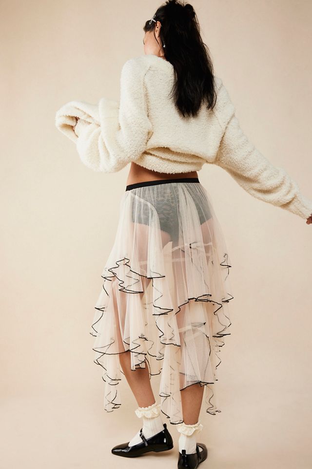 Demi-jupon Godet en Filet Fp One #2