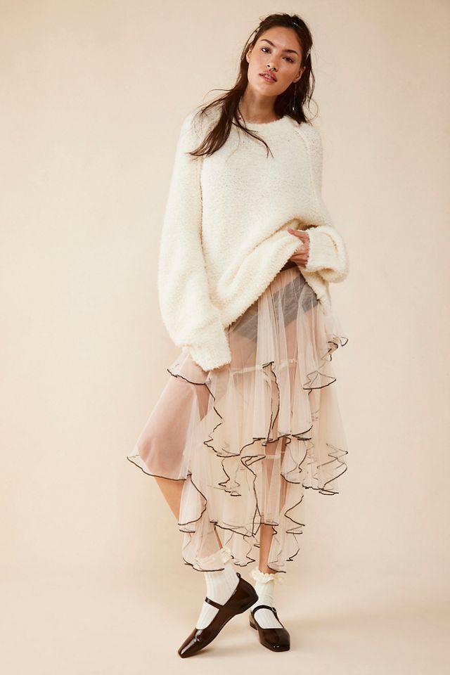 Demi-jupon Godet en Filet Fp One #3